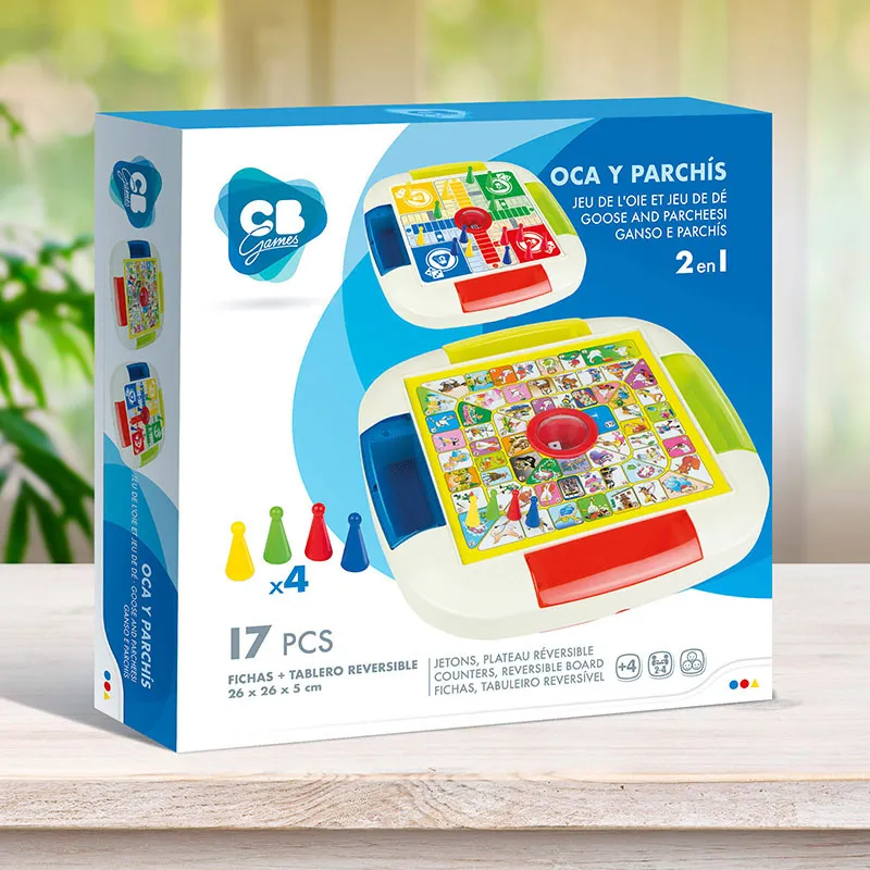 Jeu 2en1 Chevaux/Parchis - 4+-5