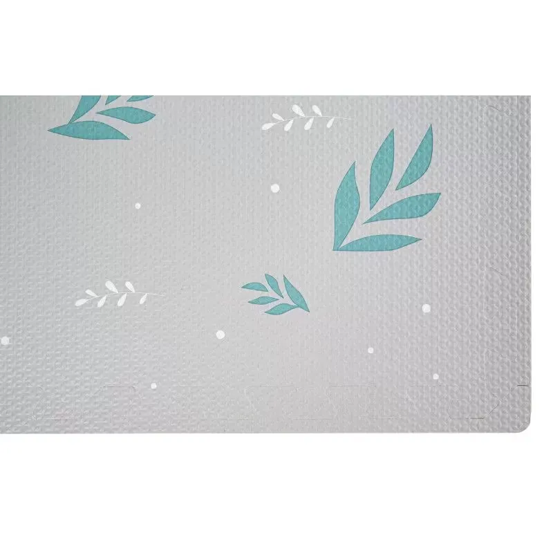Tapis de jeu Puzzle Feuilles Grises - 120x180cm-6