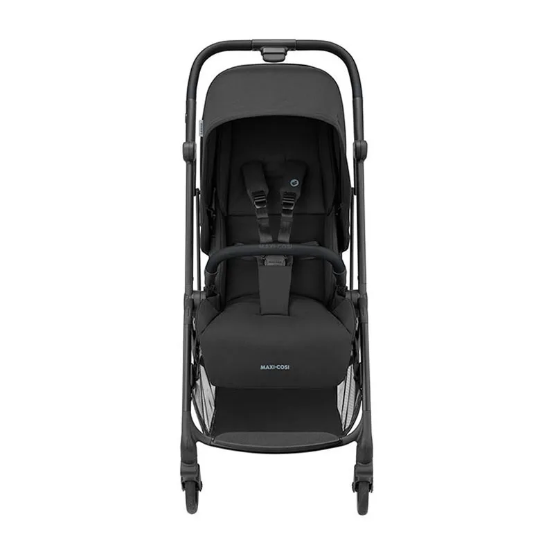 Duo Poussette Compacte Leona + Cosi Cabriofix sans base + Adaptateurs Essential Black - 0m+-4