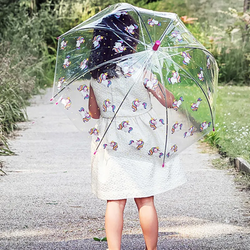 Parapluie cloche LMDP Étoiles Enfant - Transparent-4
