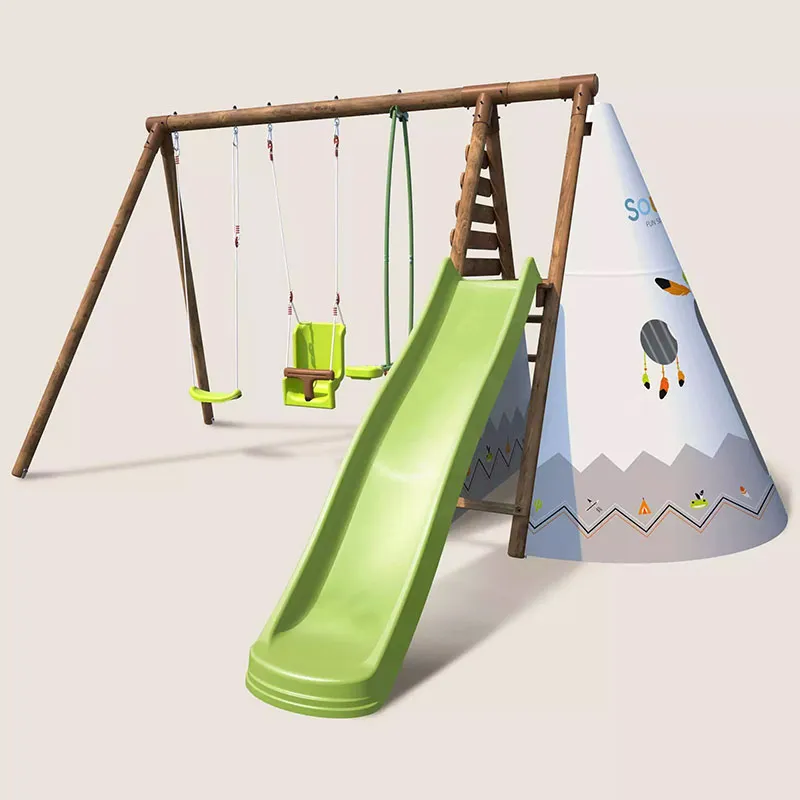 Station 4 agrès + Tipi Camélia - 6m+-2