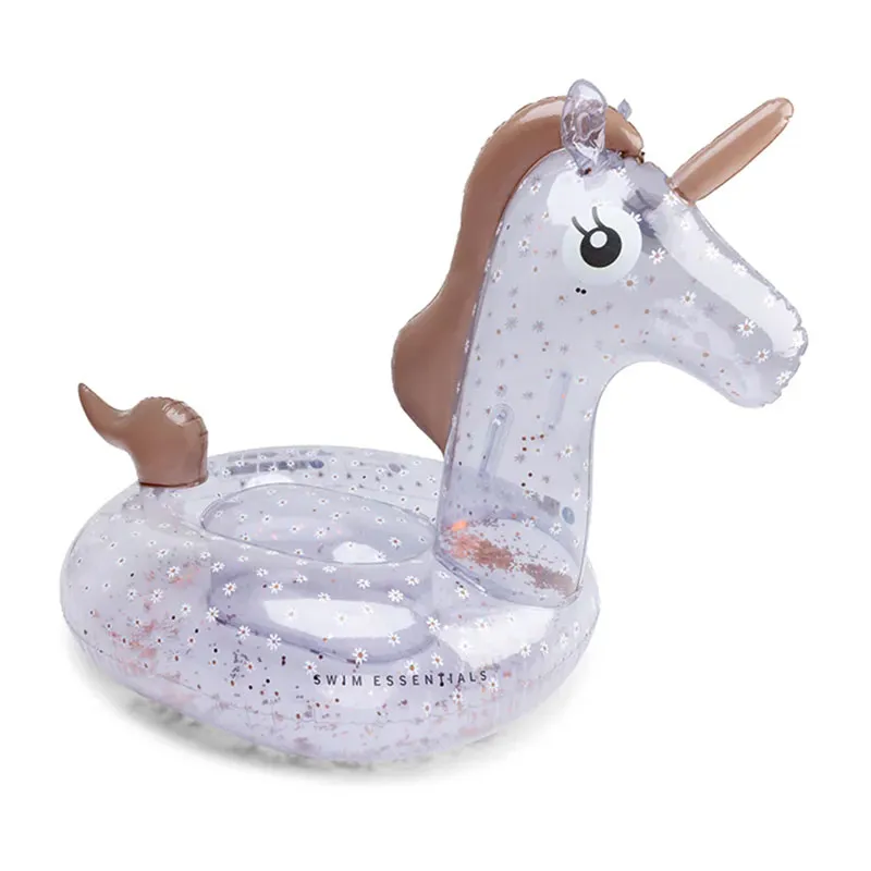 Bouée gonflable Licorne Transparente 150cm - 6+-0