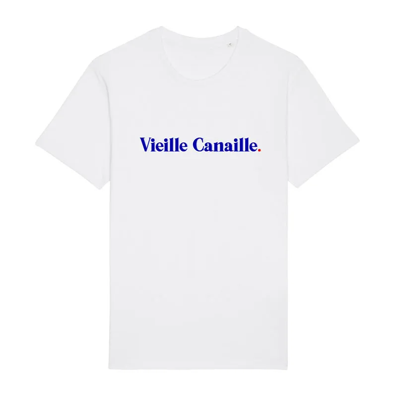 T-shirt Homme Vieille canaille BIO - Blanc-0