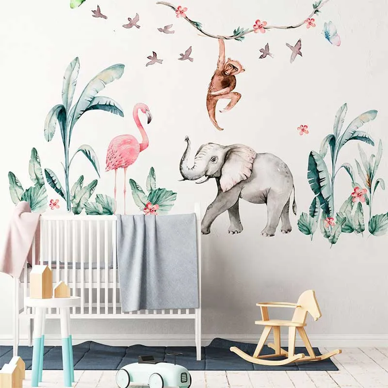Stickers Géants - Animaux dans la savane-1