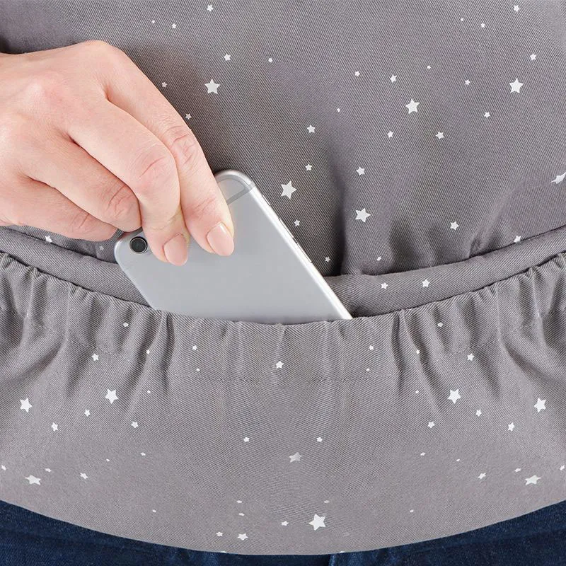 Porte-bébé Physiologique Huggy Gris - 3m+-8