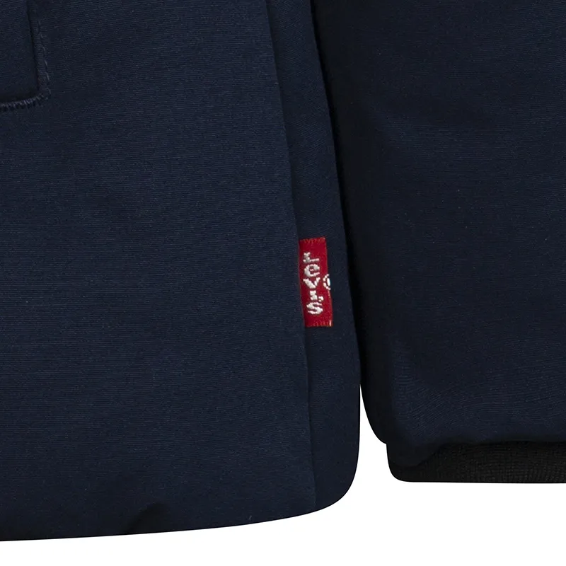 Doudoune longue Enfant Mix media - Dress Blues-7