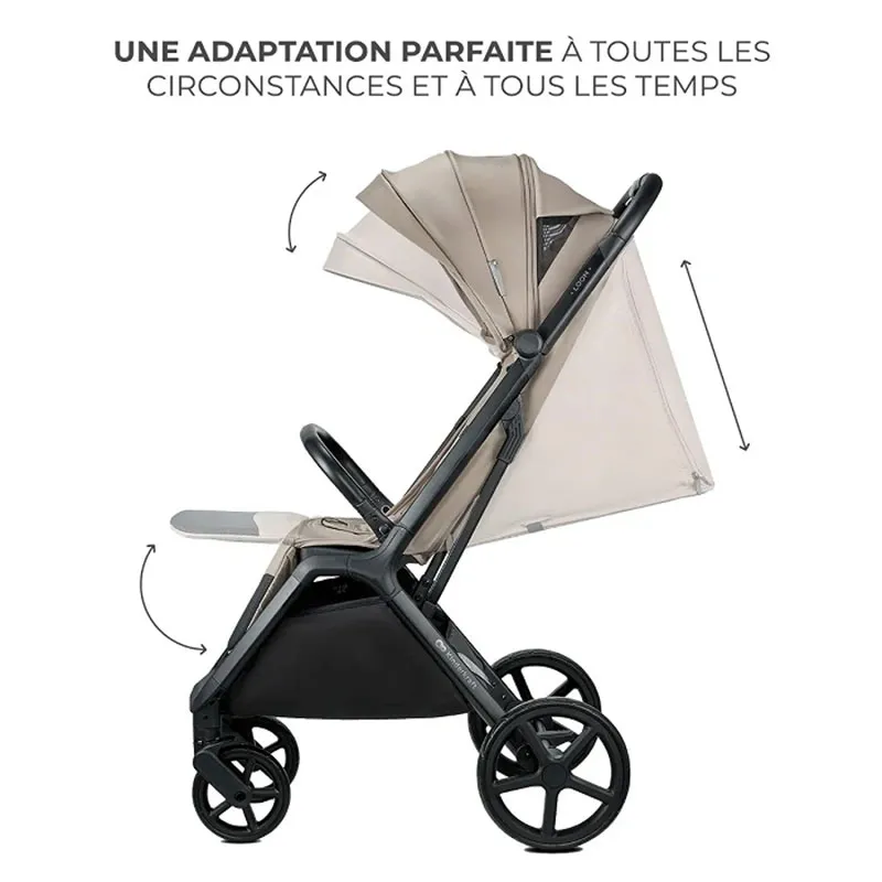 Poussette Compacte Loom Beige - 0m+-6