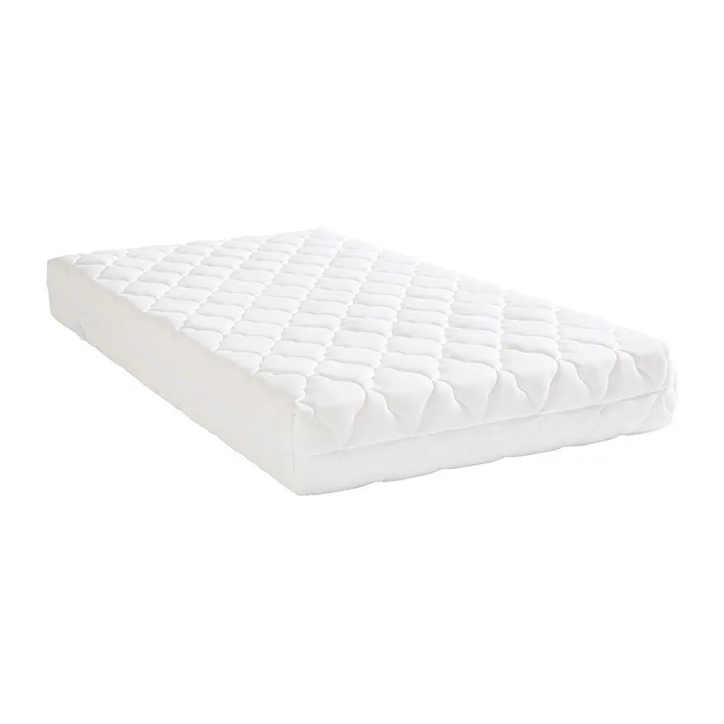 Matelas Bamboo révers. déhoussable Blanc ép. 10cm + Valisette de transport Offerte-5