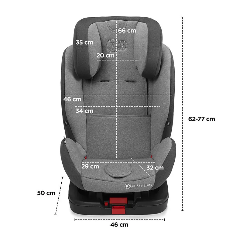 Siège-auto Vado ISOFIX Gr.0+/1/2 - Rouge-12