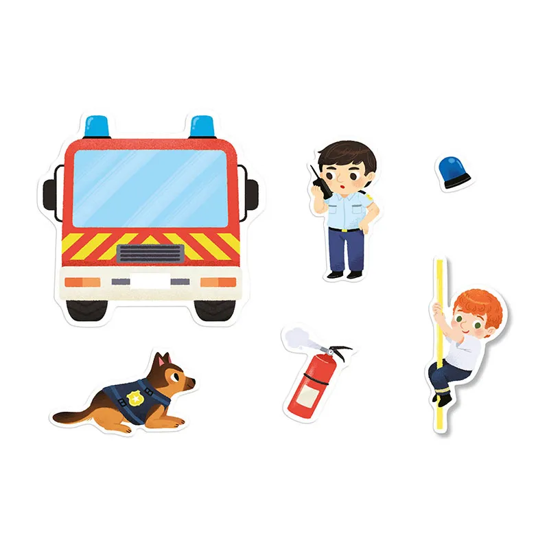 Mes 500 autocollants Police & Pompiers - 36m+-2