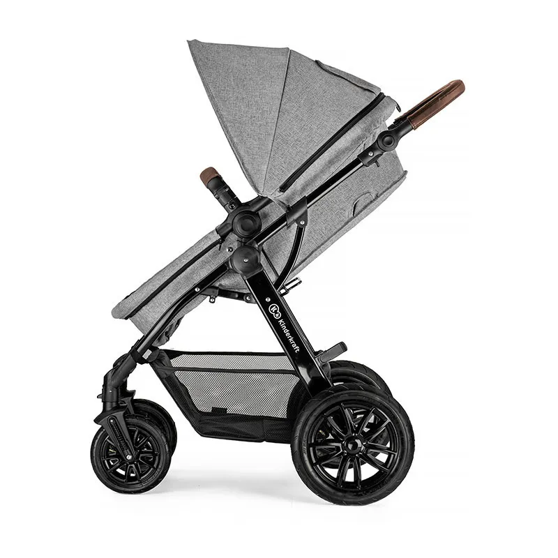 Trio Poussette Moov + accessoires Gris Chiné - 0m+-2