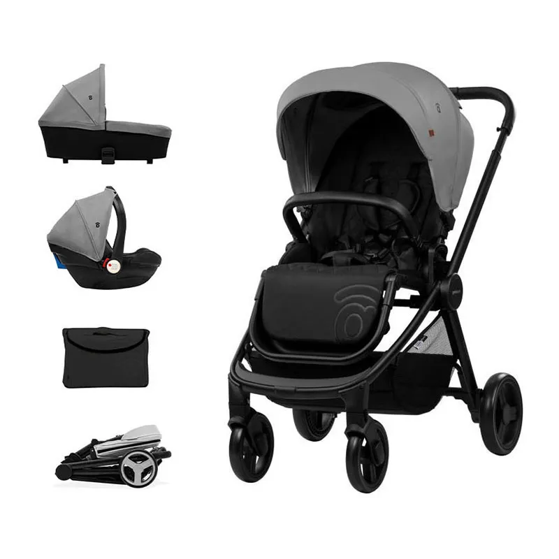 Trio Poussette Genius 2 Gris-0