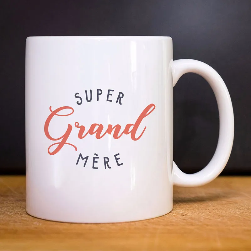 Mug Super grand mère - Blanc-0