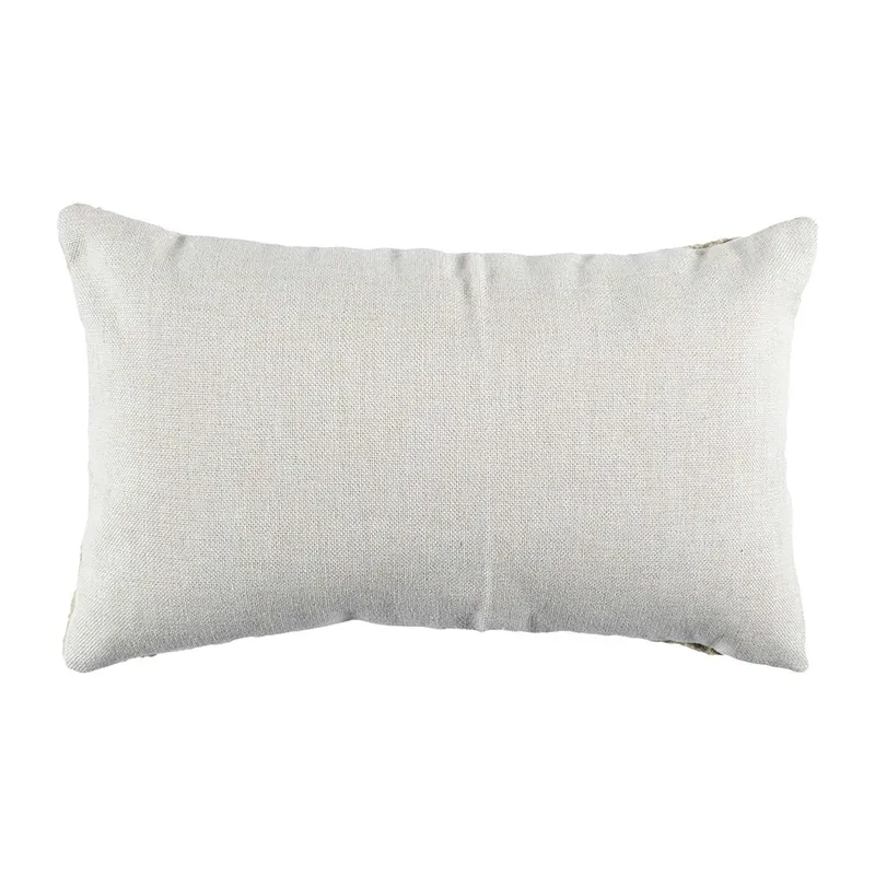 Coussin Beige/Blanc - 30x50cm-3