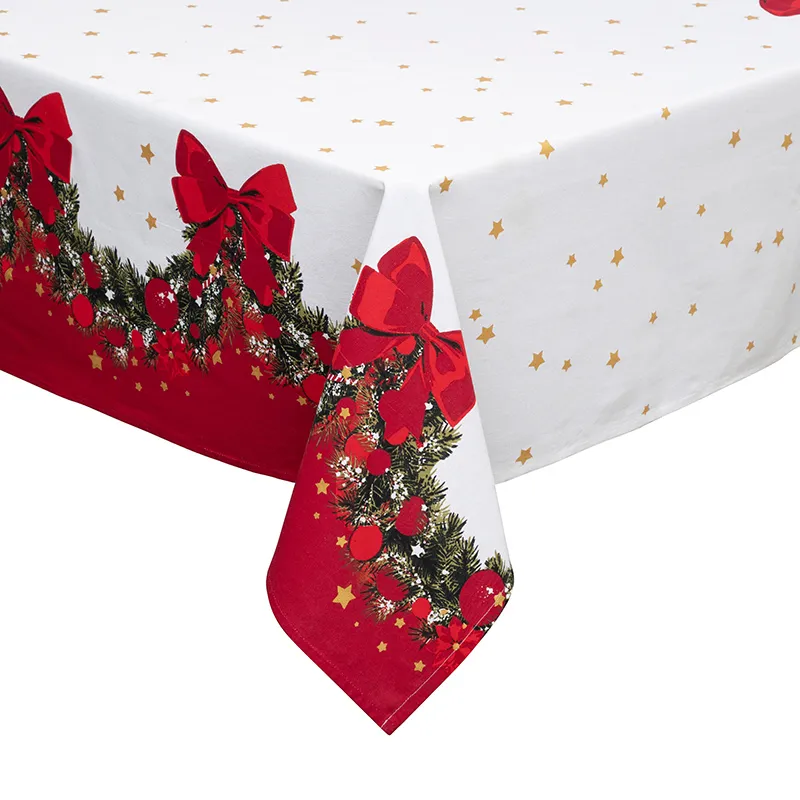 Nappe Coton Guirlande - 140x360cm-0