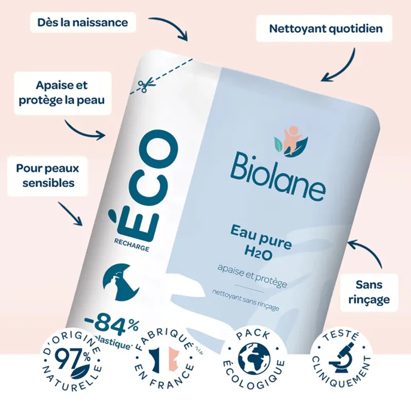 2 Eco-recharges Eau Pure H2O - 2x400ml-2