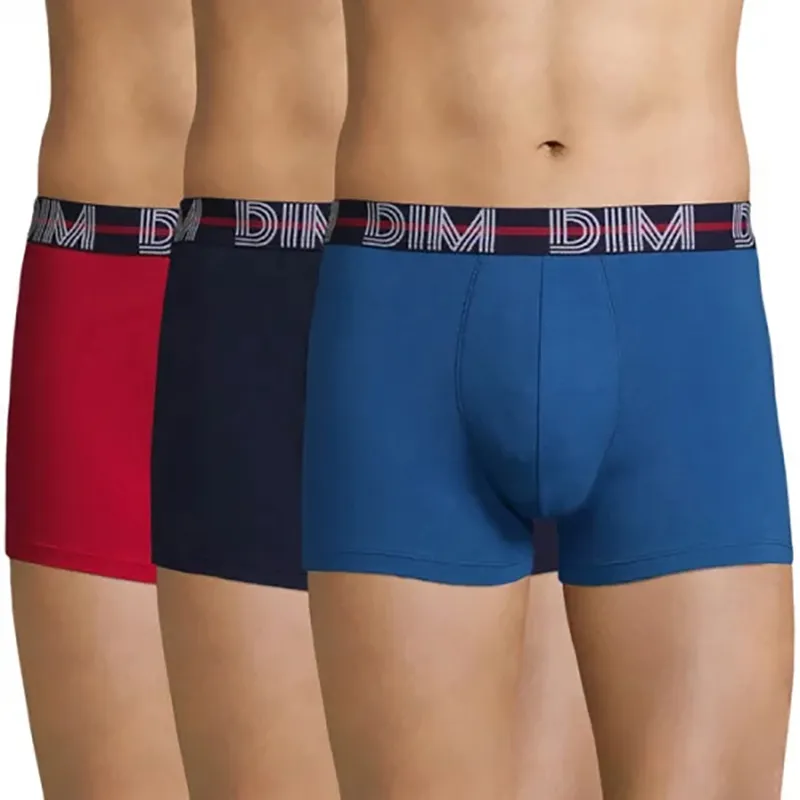 3 Boxers Homme Dim Power - Multicolore-0