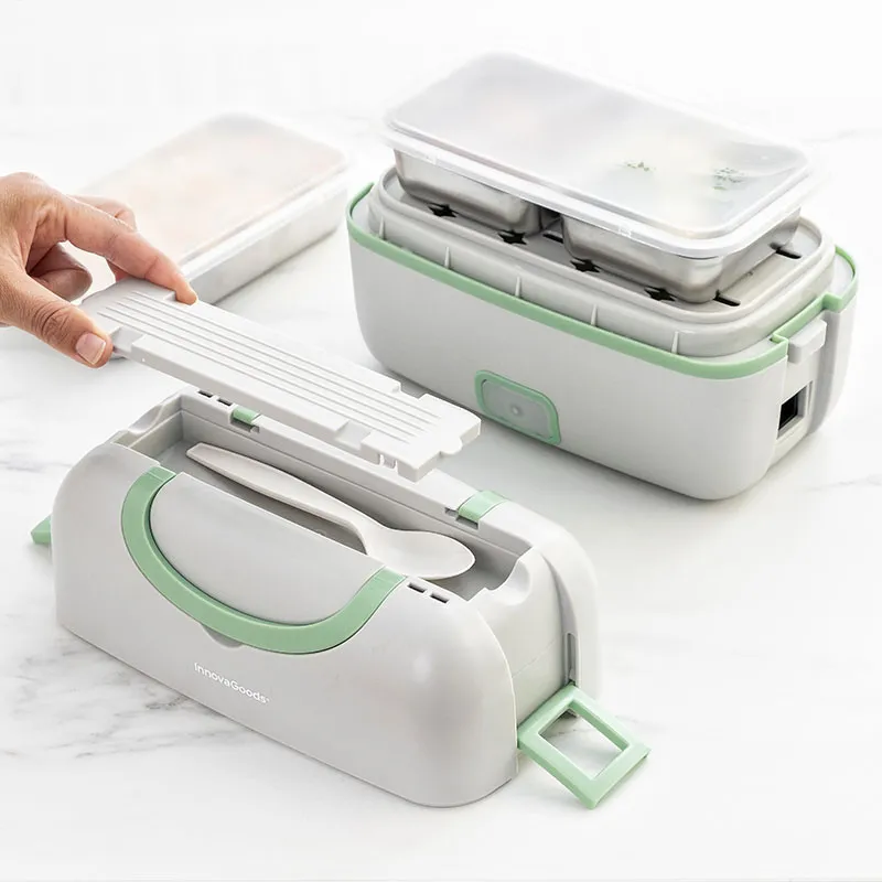 Lunch box élec. vapeur 3en1 + Recettes Beneam - 24x17,5x13cm-5