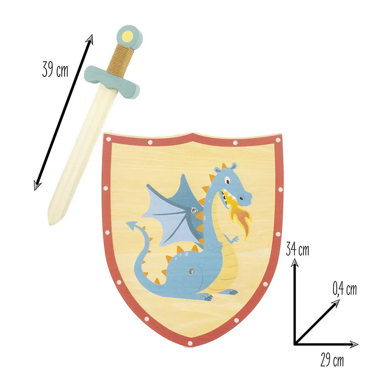 Epée et bouclier : Dragon - 36m+-1