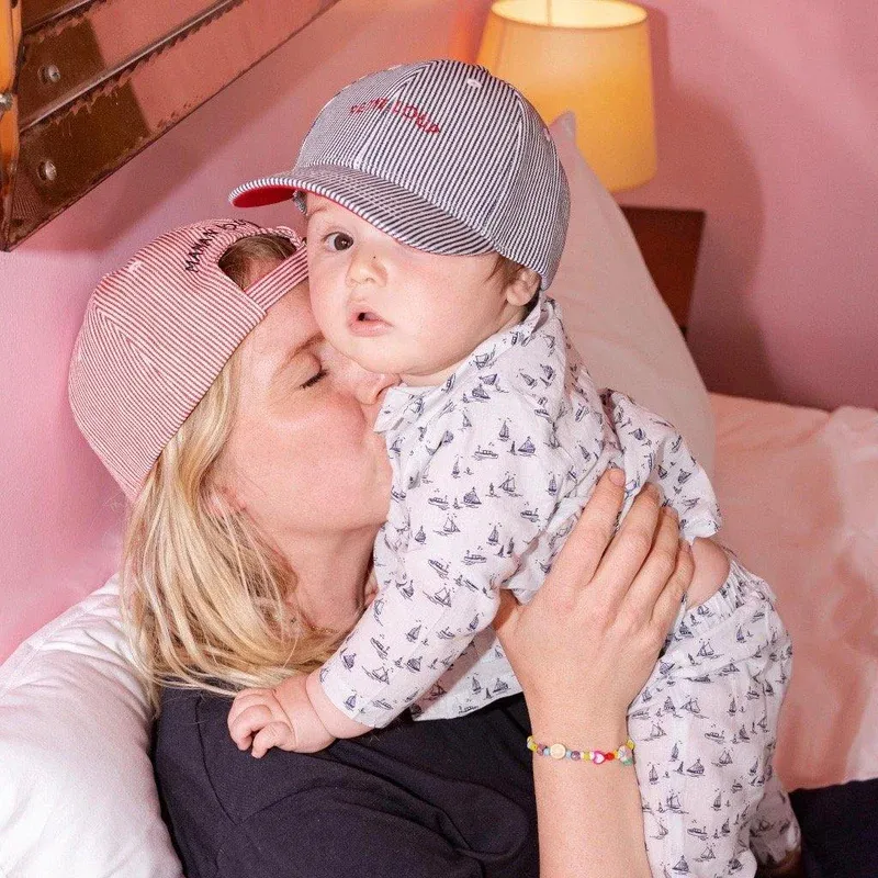 Casquette Enfant Petit Loup - Bleu-4