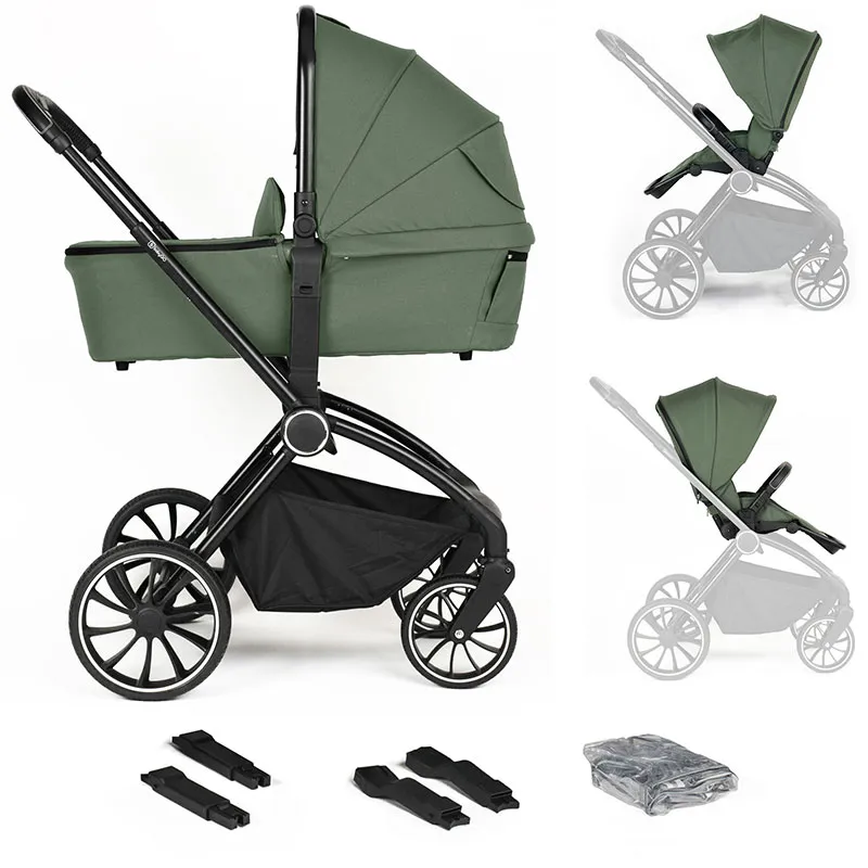 Duo Poussette Compacte Harmony Vert - 0m+-6