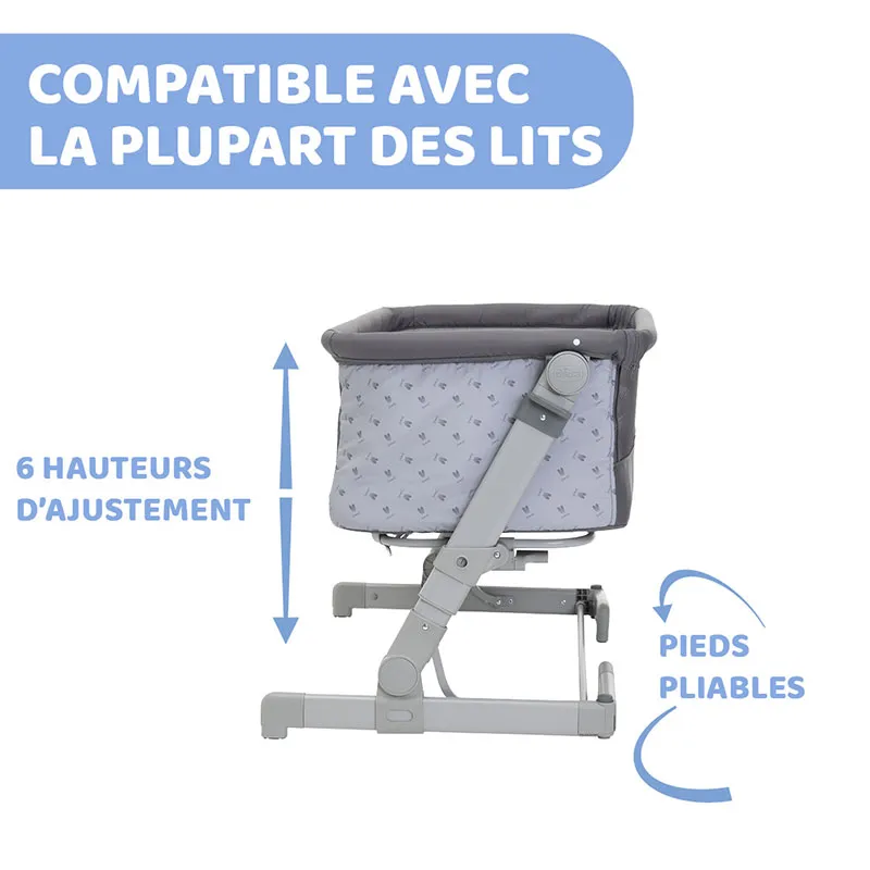 Berceau Cododo Next2Me Pop Up Atmosphère - 0m+-4