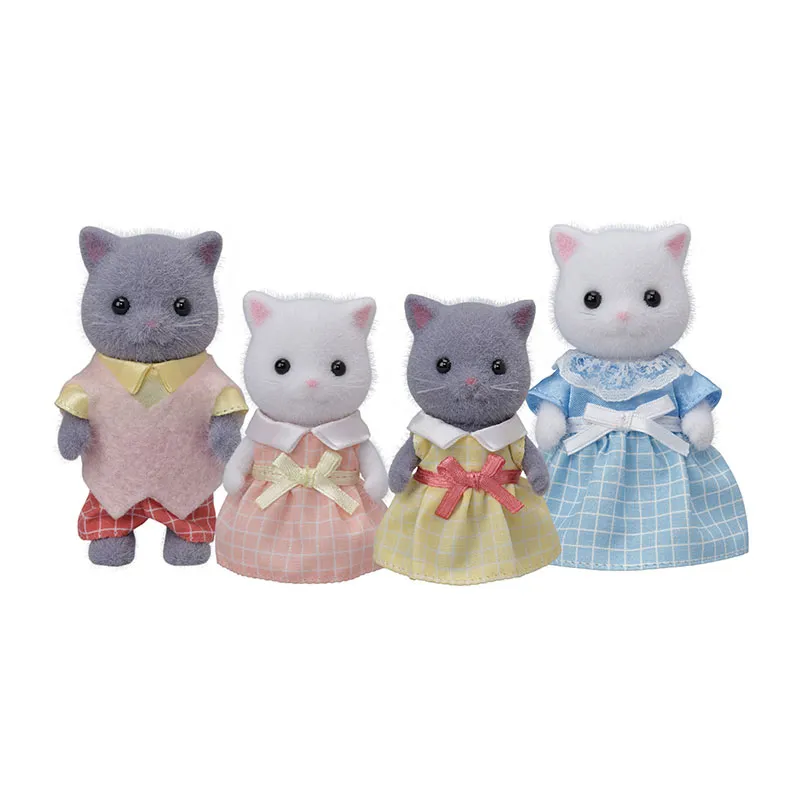 Famille chat persan - 4pcs-0