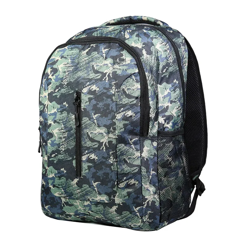 Set sac à dos, sac gym & trousse Bagtrotter Camo Vert - 31x45cm-2
