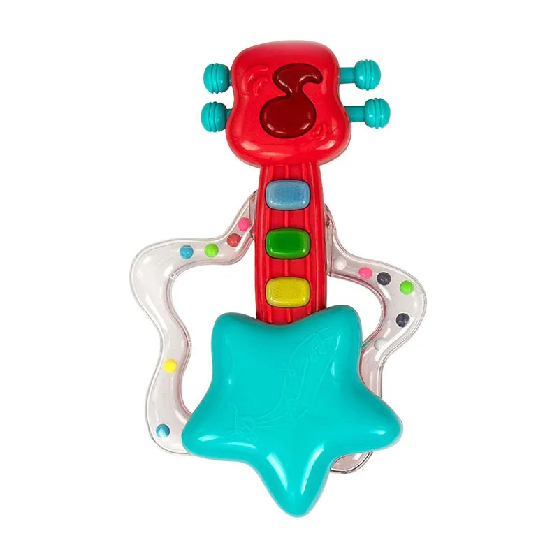Hochet musical Guitare Bleu - 0m+-0