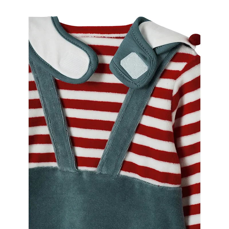 Coffret de Noël pyjamas + bavoirs - Vert sapin-6