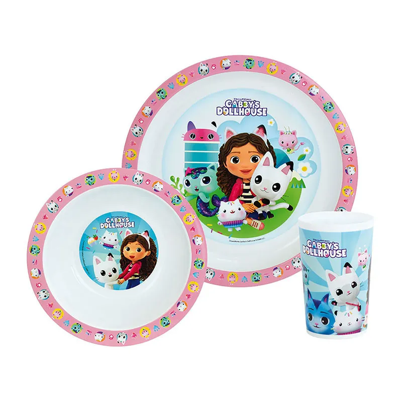Ensemble repas Gabby et la maison magique - 3pcs-0