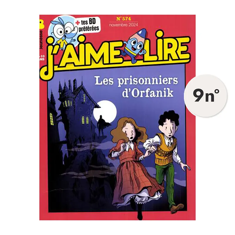 Abo. Mens. J'aime lire 9n°/9 mois - 7+-0