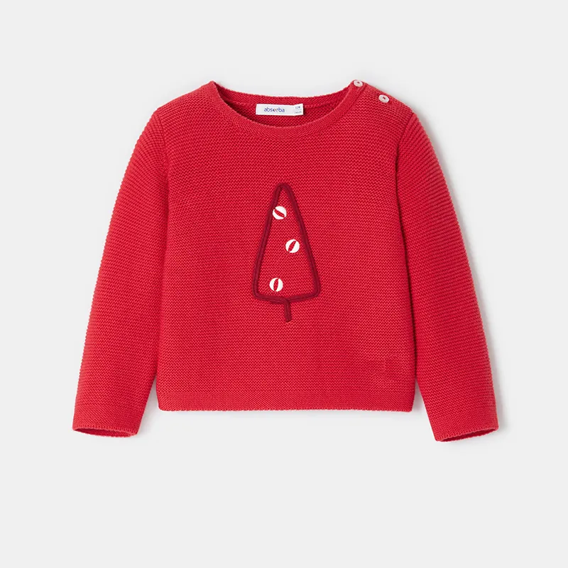 Pull Garcon - Rouge-0