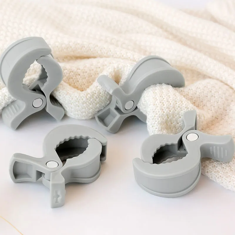 Pinces pour langes Gris - 4pcs-1