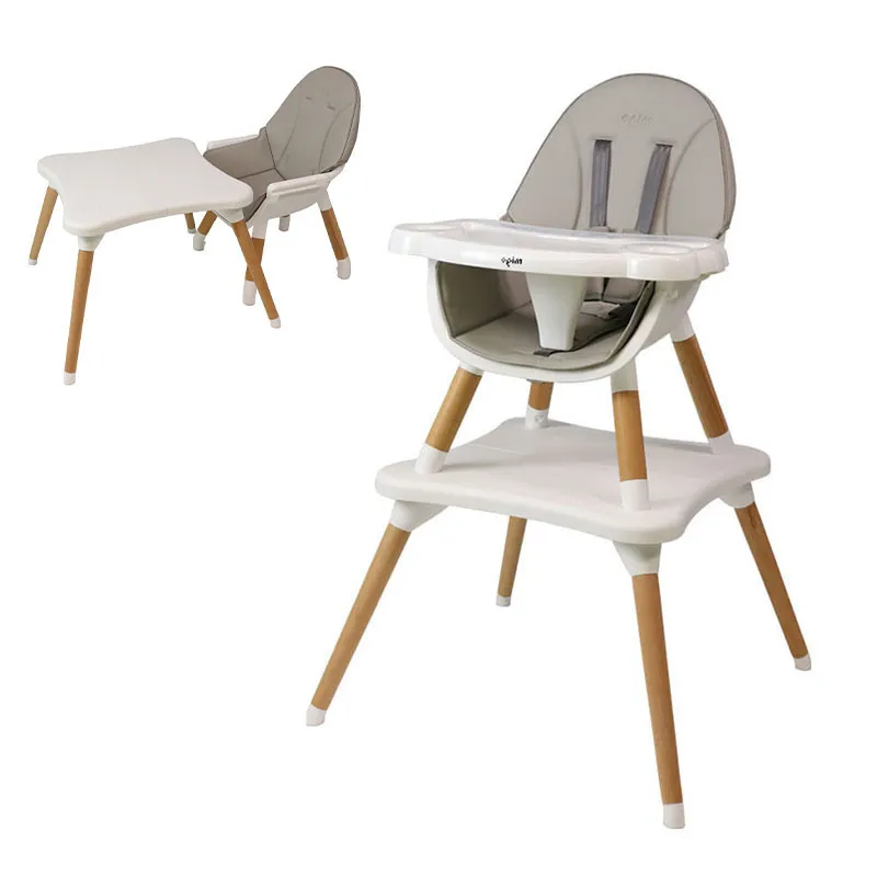 Chaise Haute Évolutive Eva Gris - 6-36m-0