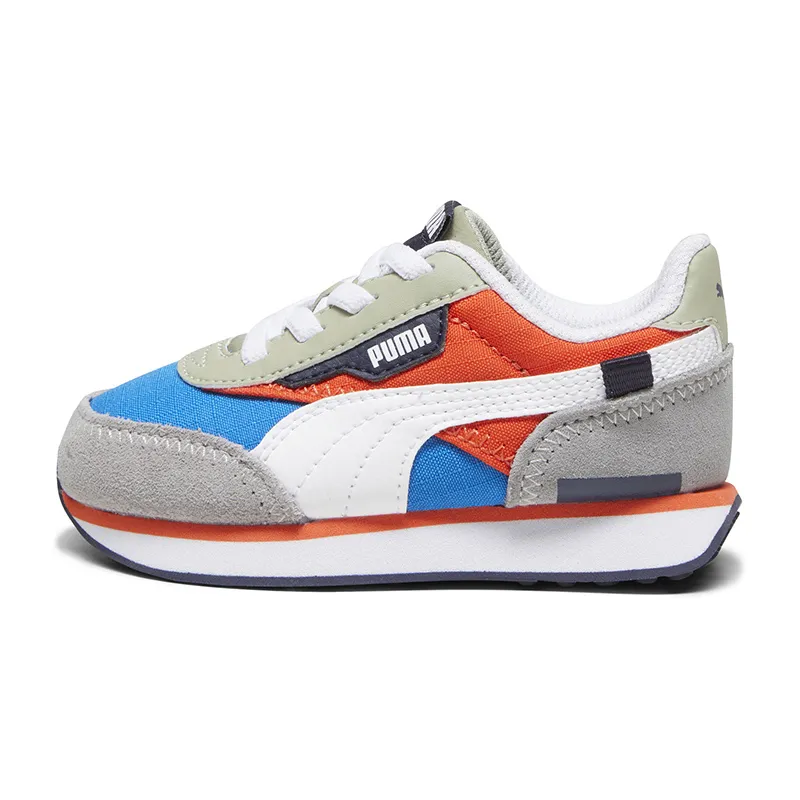 Baskets Bébé Future Rider Puma - Rouge/Bleu/Gris-0