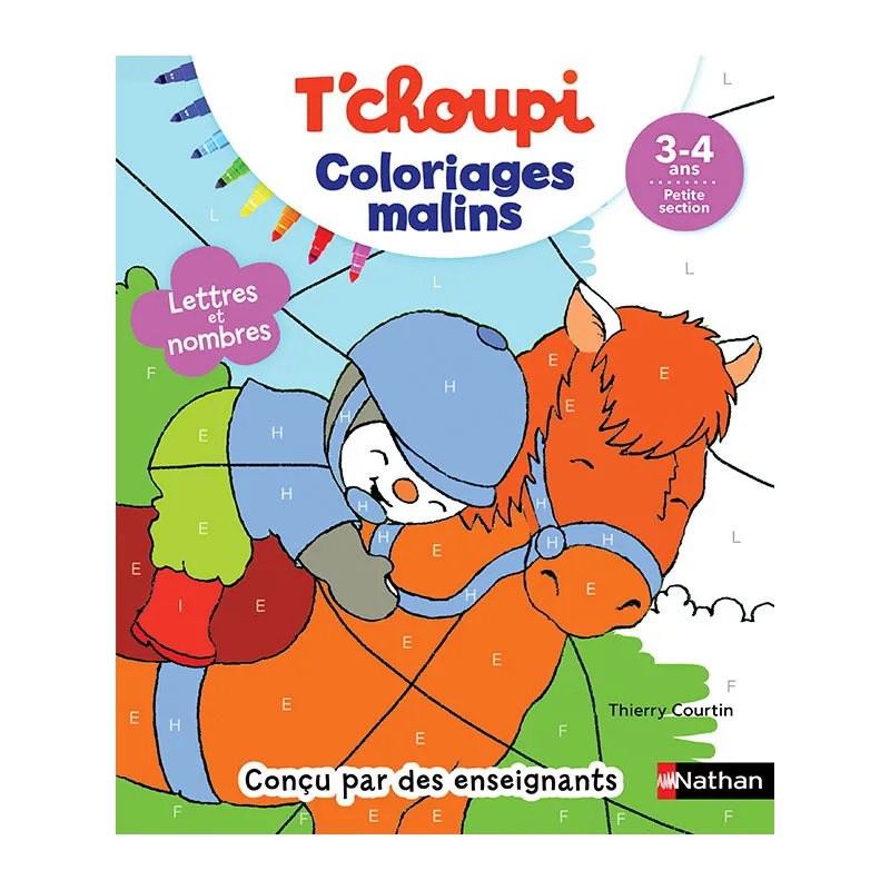 T'Choupi Coloriages mâlins Petite section - 3-4+-0