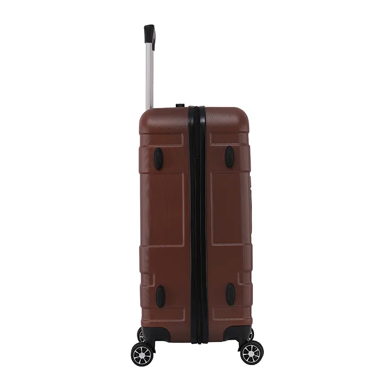Set de 3 valises Lyra 55/65/75 cm - 43/65/94,5L - Coffee-3