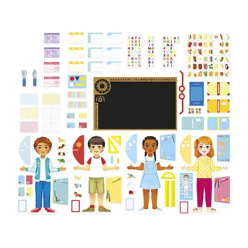 Jeu d'imitation Un jour à l'école - 36m+-5