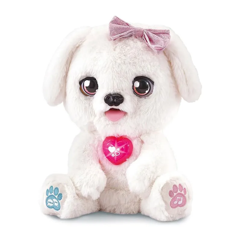 Peluche interactive KissKiss, Mon toutou bisous - 36m+-0