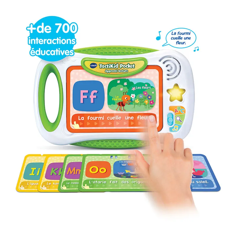 Tablette TactiKid Pocket Apprenti lecture - 4+-5