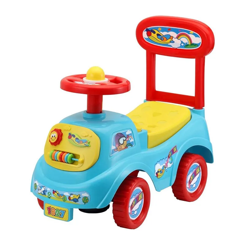 Trotteur voiture Avion Bleu - 12m+-0