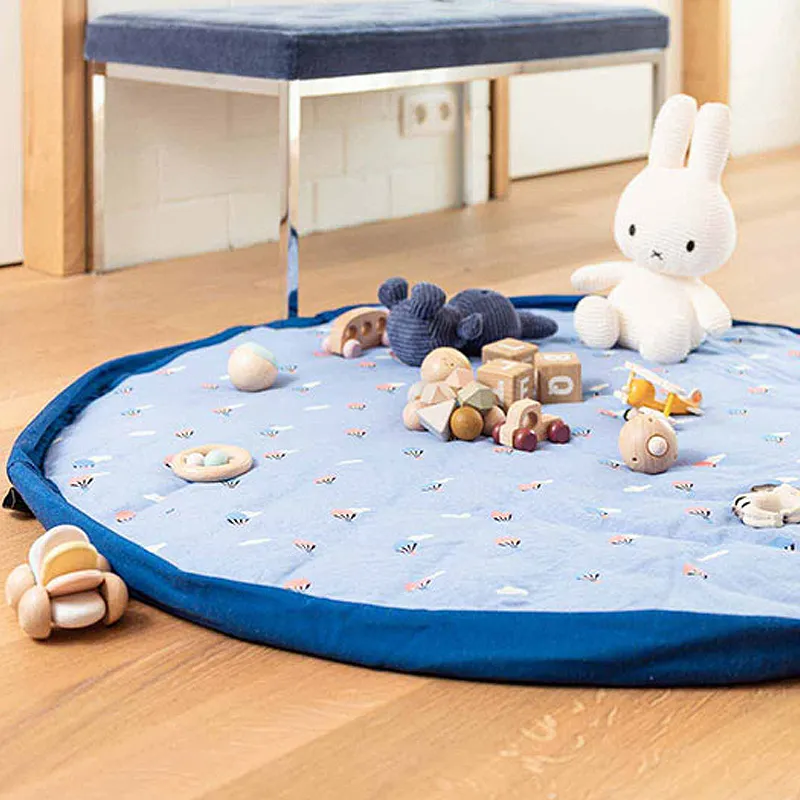 Sac à jouets/Tapis d'éveil 3en1 Montgolfière - ø120cm-1