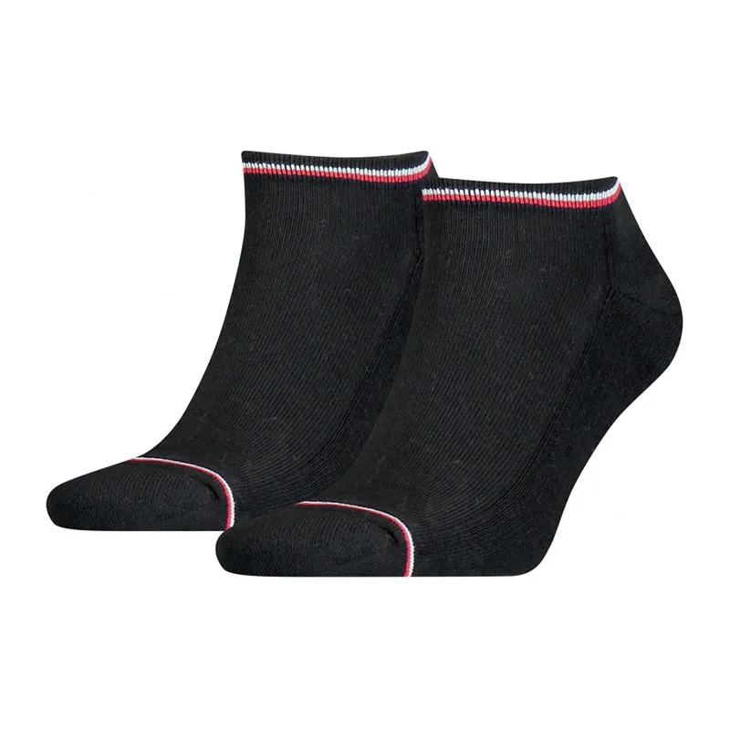 2 paires de chaussettes pour baskets Iconic Homme Tommy Hilfiger - Noir-0