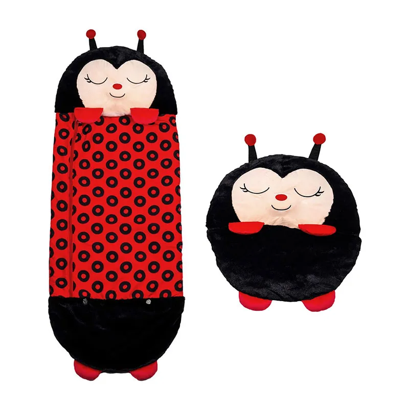 Sac de couchage convertible Coccinelle - Rouge-0