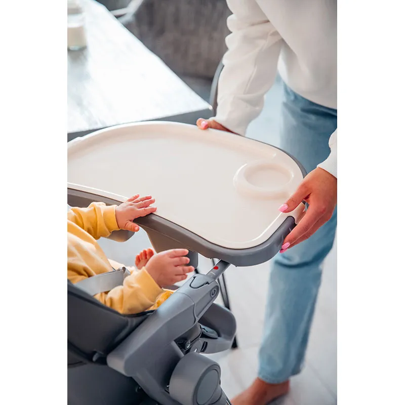 Chaise haute 2en1 Cora Plus Gris - 0-3 ans-18