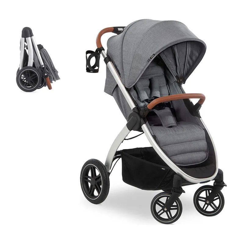 Poussette Shopper Uptown Mélange Gris - 0m+-0