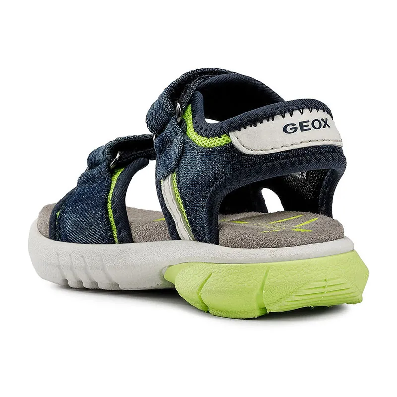 Sandales Flexyper - Fluo Jaune/Marine-3