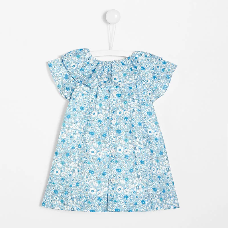 Robe Lyrisme Bébé Jacadi - Bleu/Blanc - MODE RENTRéE-1