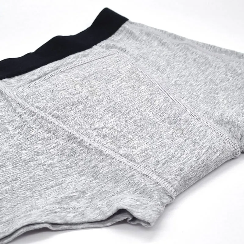 Boxer absorbant et imperméable Héros - Gris-1
